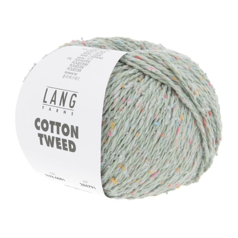11780091 pastellgrün (Cotton Tweed)