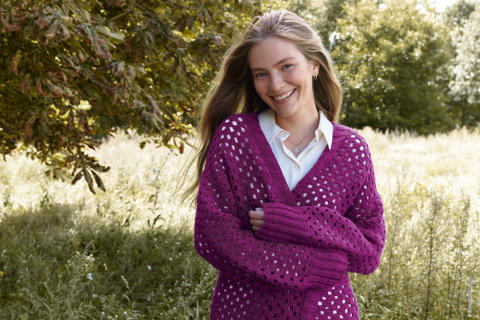 Anleitung Nr 17839 Mantel aus Alta Moda Alpaca