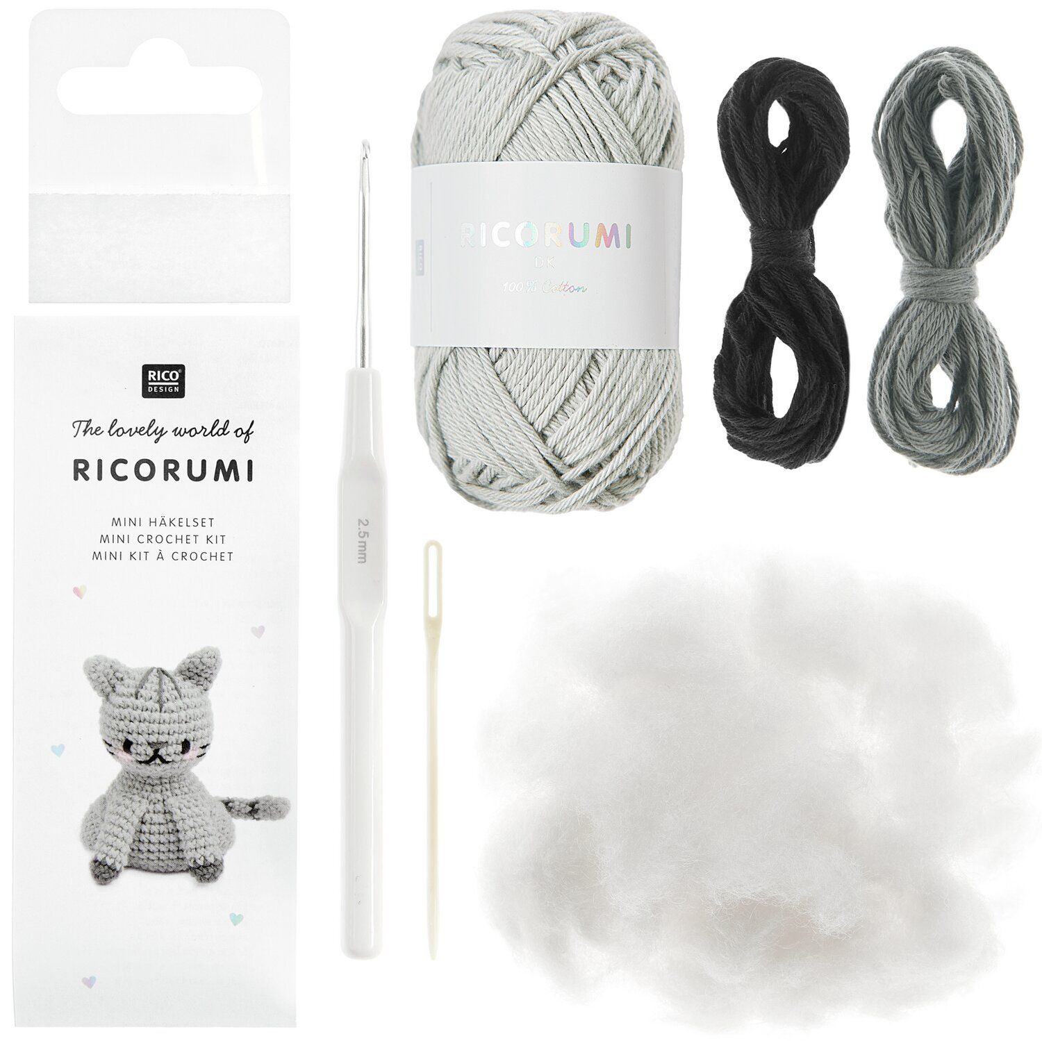 Ricorumi Mini Easy Häkelset – Katze (Rico Design)