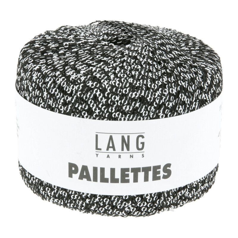 39.0204 schwarz/weiß (Paillettes)