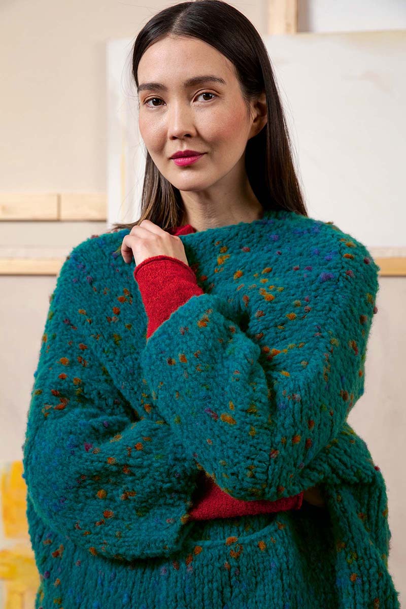 Anleitung Nr. 17117 Jacke aus Phoenix Tweed  (Lang Yarns)
