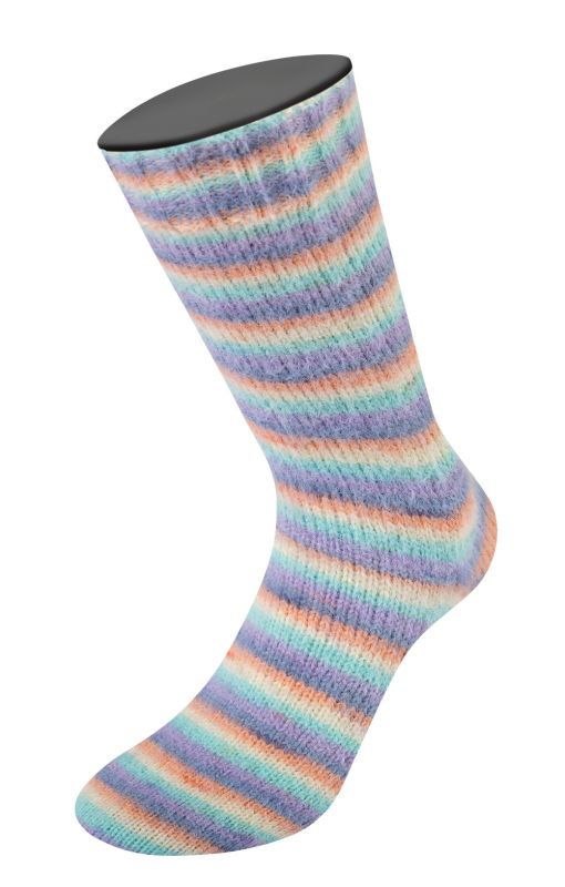 Cosy Socks Multi Stripes (Lana Grossa)