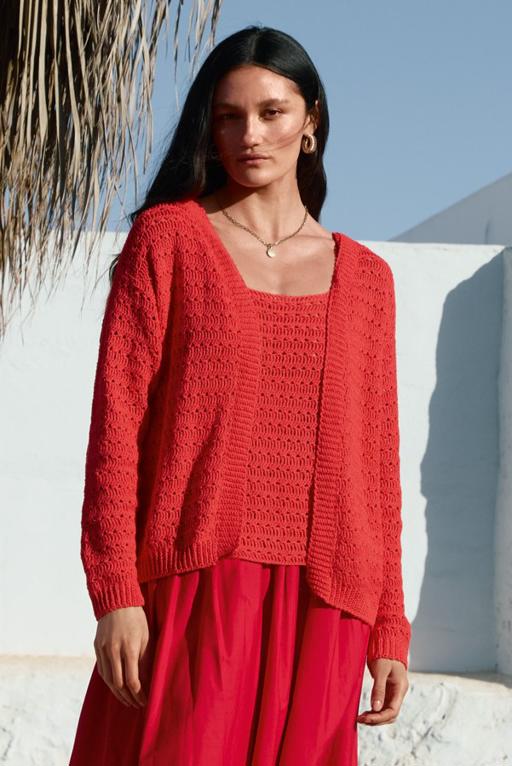Anleitung Nr. 18643 Cardigan aus Summer Cashmere