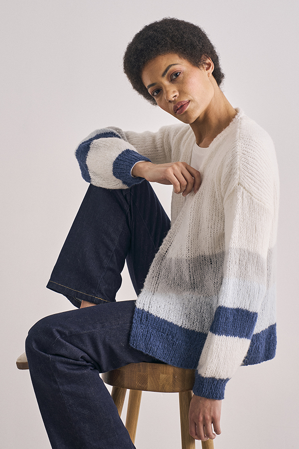 Anleitung Nr. 18613 Cardigan "Tottenhill" aus Alpaca Haze (Rowan)