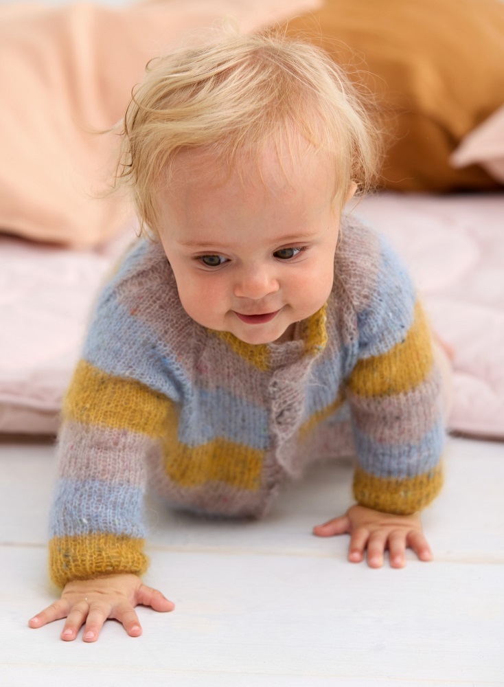 Anleitung Nr. 18219 Jacke aus Natural Superkid Tweed