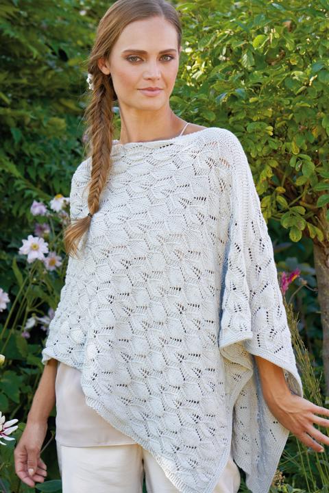 Anleitung Nr. R15381 Poncho "Delphine" aus Summerlite 4ply