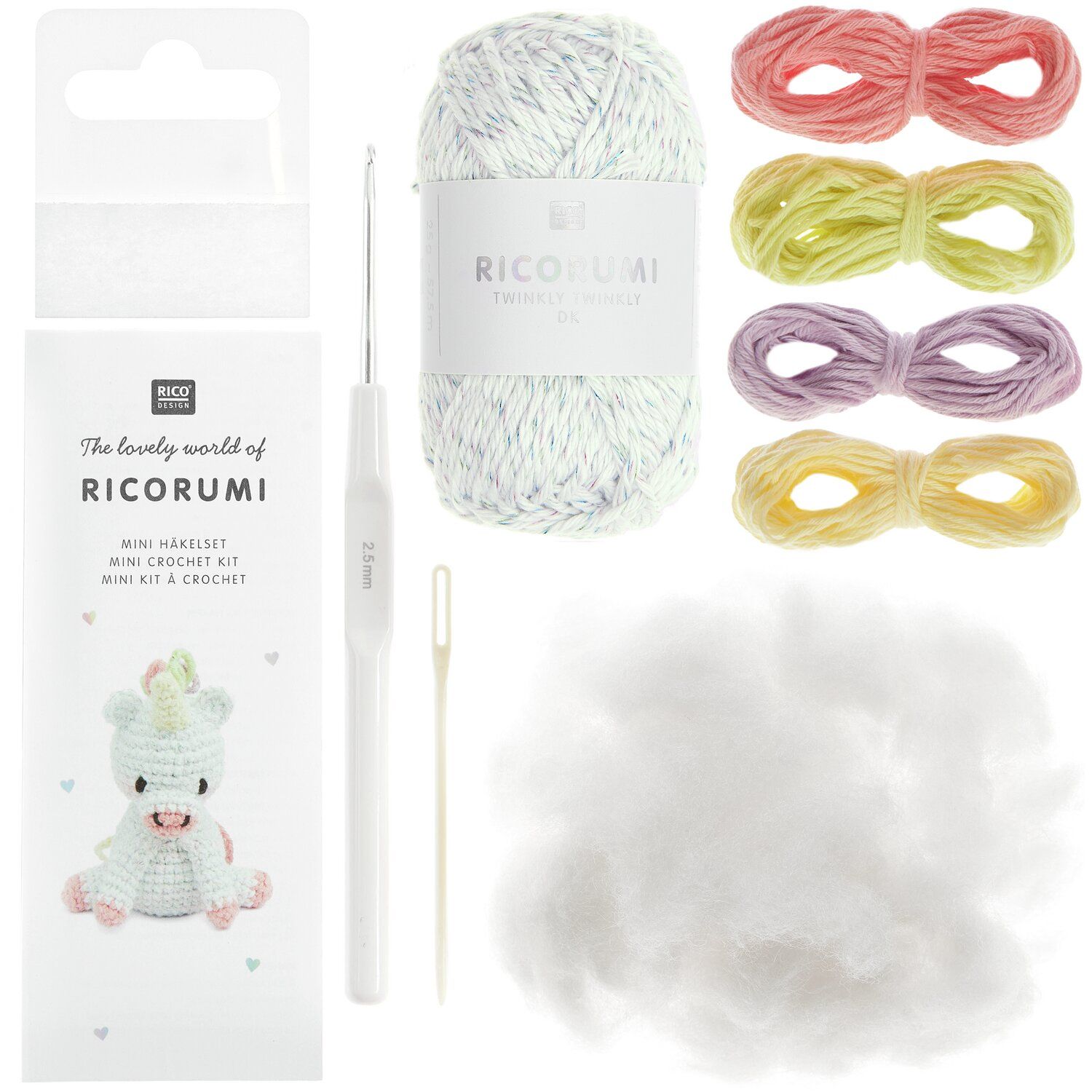 Ricorumi Mini Easy Häkelset – Einhorn (Rico Design)
