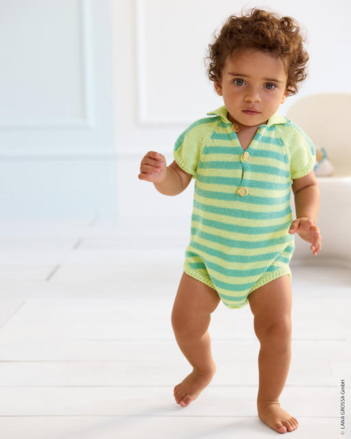 Anleitung Nr. 18676 Strampler aus Cool Wool Baby