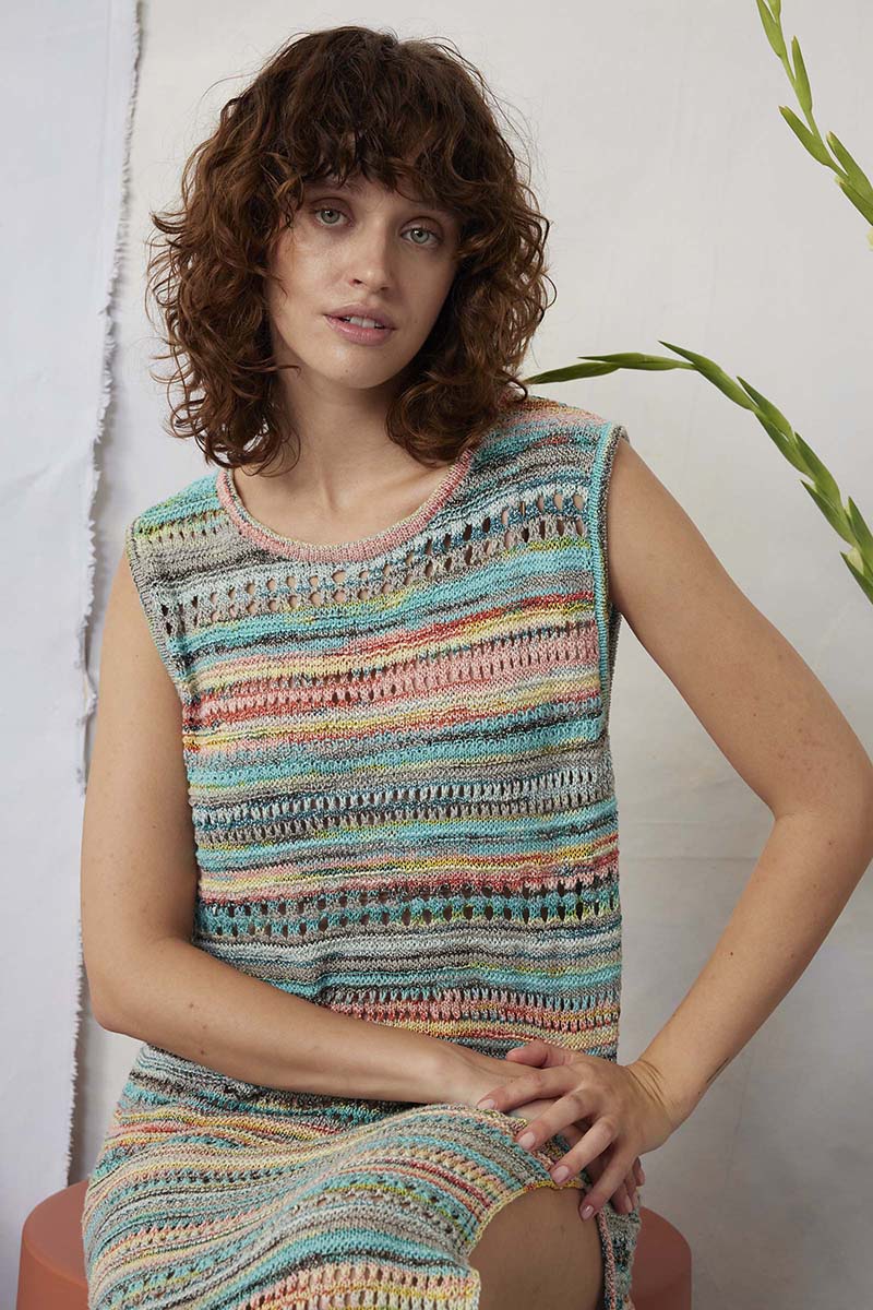 Anleitung Nr. 18366 Kleid "Anissa" aus Fiesta (Lang Yarns)