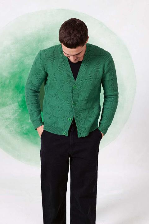 Anleitung Nr 17714 Herrenjacke "Corey" aus Merino 120