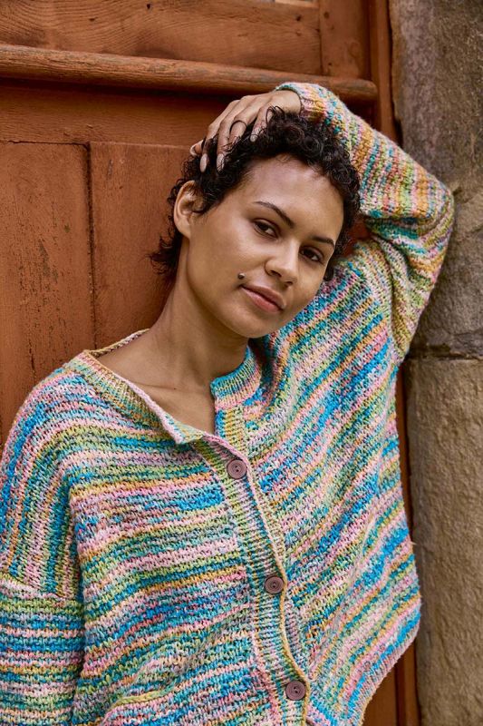 Anleitung Nr. 18488 Jacke aus Lisboa (Lang Yarns)