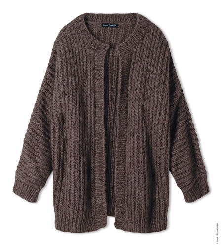 Anleitung Nr. 19254 Cardigan aus Mohair di Gio