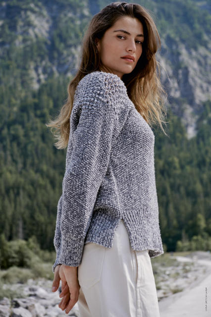 Anleitung Nr. 17165 Pullover aus Cool Merino Print