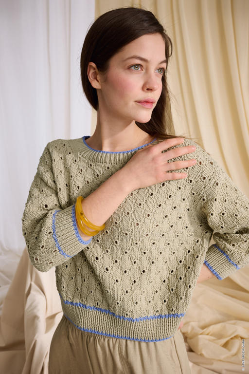 Anleitung Nr. 18529 Pullover aus Promessa