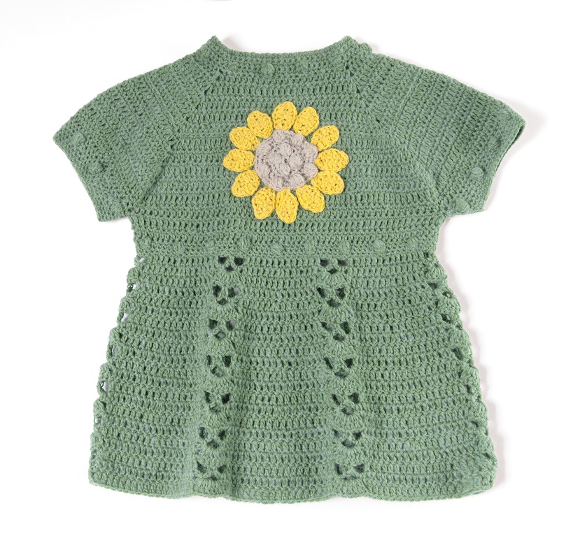 Anleitung Nr. 19654 Kleid aus Ecopuno (Lana Grossa)