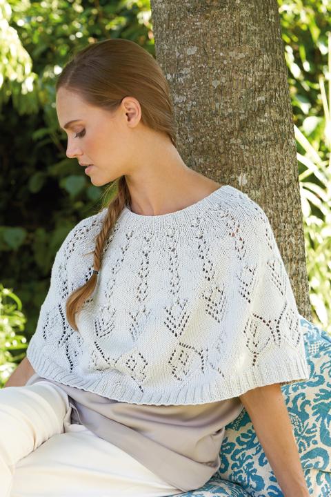 Anleitung Nr. R15377 Poncho "Butterfly" aus Summerlite DK