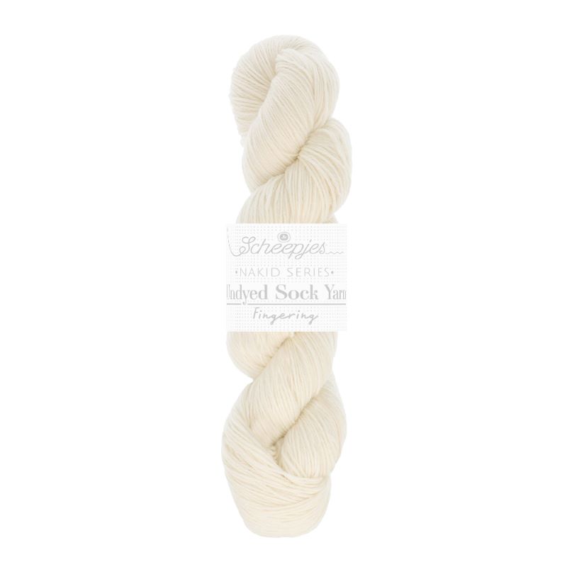 Nakid Series Undyed Sock Yarn Fingering