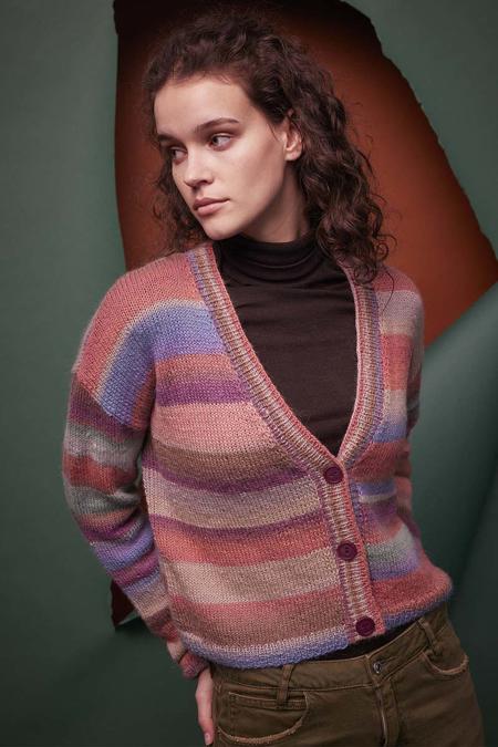 Anleitung Nr. 18884 Jacke "Shirley" aus Aurora (Lang Yarns)