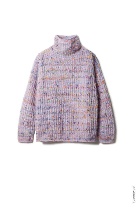 Anleitung Nr. 18930 Rollkragen-Pullover aus Cassata