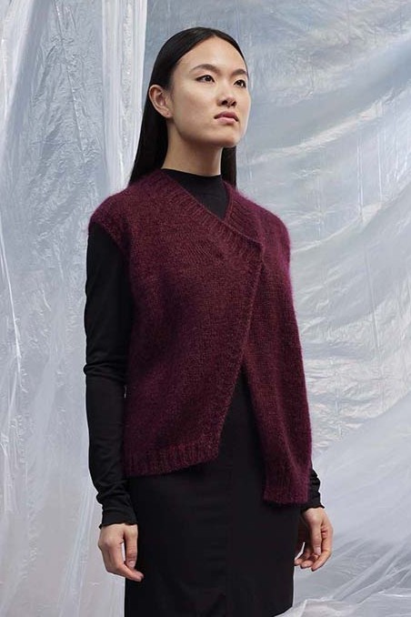 Anleitung Nr. 18856 Slipover "Joya" aus Mohair Luxe (Lang Yarns)