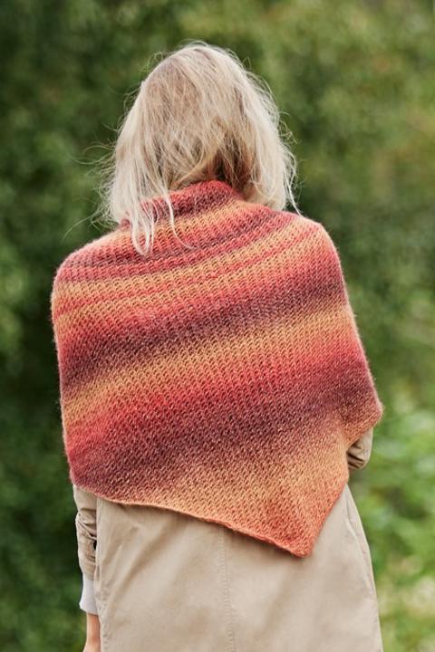 Anleitung Nr. 17176 Dreieckstuch aus Gomitolo Alpaca