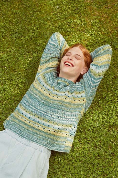 Anleitung Nr. 19585 Pullover "Mila" aus Secret Garden