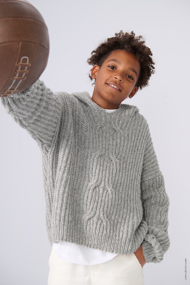 Anleitung Nr. 18116 Pullover aus Cool Merino