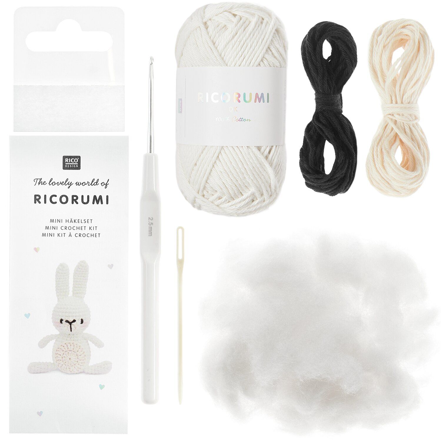 Ricorumi Mini Easy Häkelset – Häschen (Rico Design)