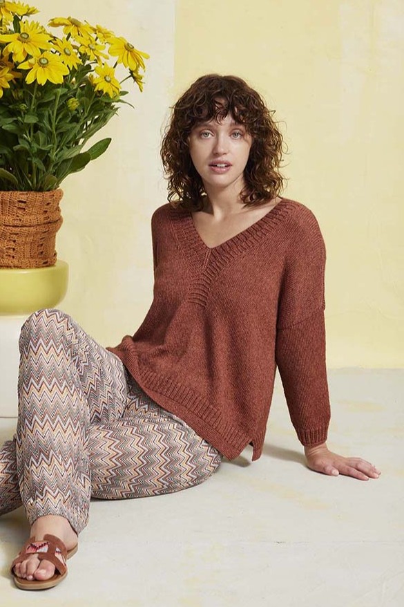 Anleitung Nr. 18378 Pullover "Lexi" aus Vaya (Lang Yarns)