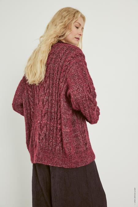 Anleitung Nr. 19231 Cardigan aus Natural Alpaca Pelo