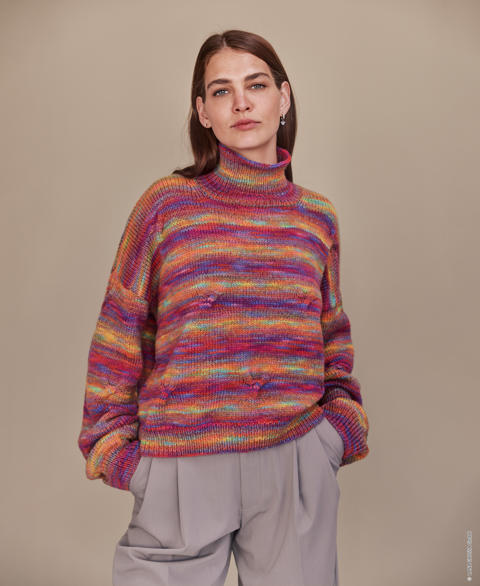 Anleitung Nr. 17669 Pullover aus Cool Merino