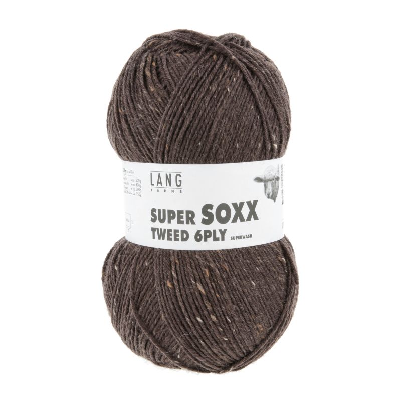 1137.0067 choco (Super Soxx Tweed 6-fach)