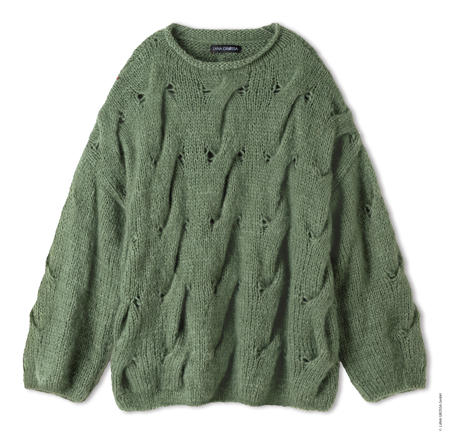 Anleitung Nr. 19242 Oversized-Sweater aus Mohair di Gio