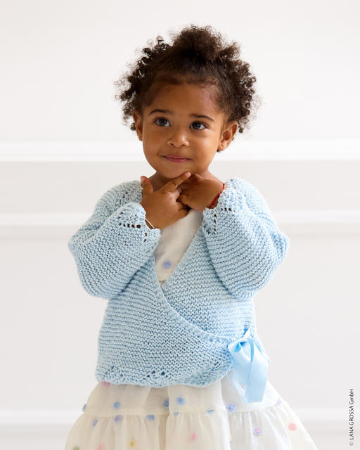 Anleitung Nr. 18699 Wickeljacke aus Soft Cotton