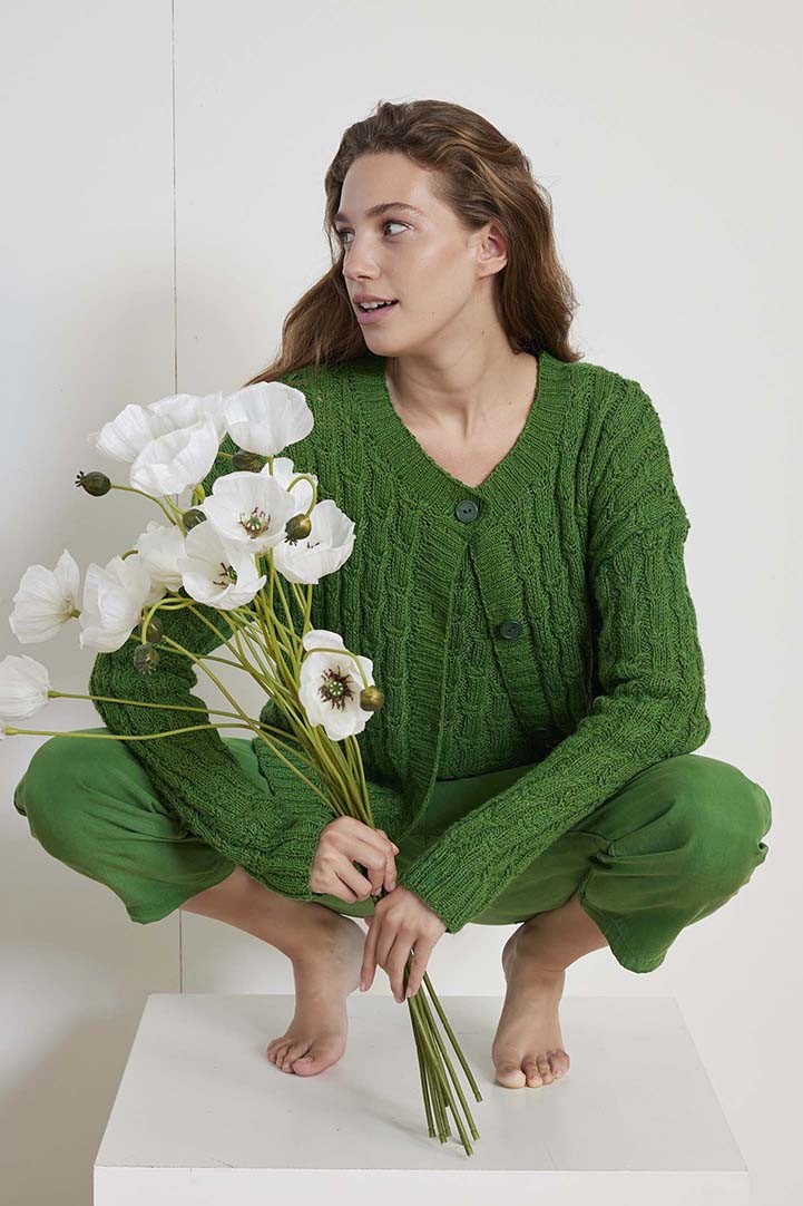 Anleitung Nr. 18390 Jacke "Kyoko" aus Ananas (Lang Yarns)