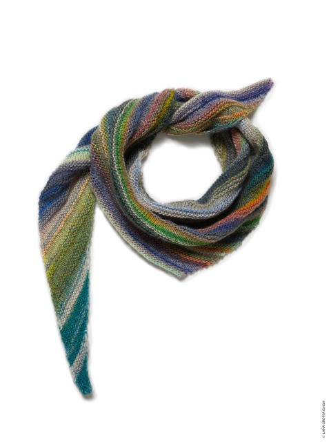 Anleitung Nr. 17594 Halstuch aus Cashmere Pure oder Colorissimo