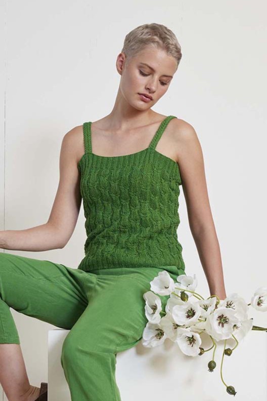 Anleitung Nr. 18389 Top "Urte" aus Ananas (Lang Yarns)
