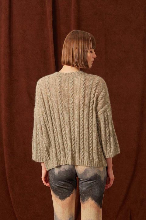 Anleitung Nr 17708 Pullover "Wally" aus Mohair 21 und Astra