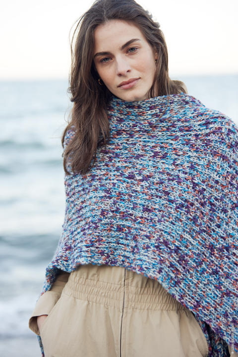 Anleitung Nr. 16041 Poncho aus Colortwist