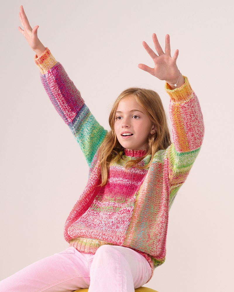 Anleitung Nr. 18089 Pullover aus Gomitolo Magico & Gomitolo Versione