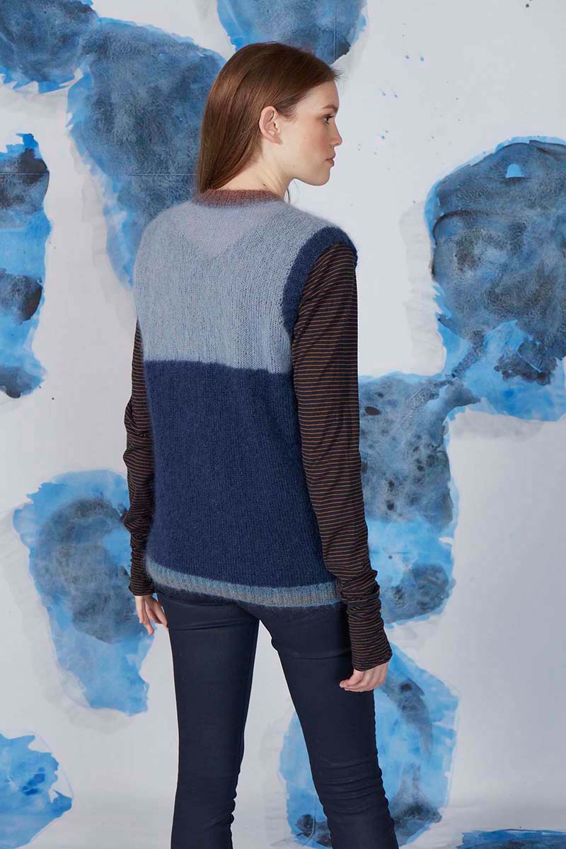 Anleitung Nr. 16569 Pullunder aus Mohair Luxe Color