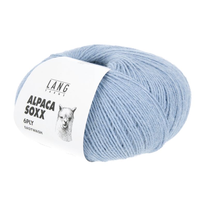 1087.0121 himmelblau melange (Alpaca Soxx 6-fach)