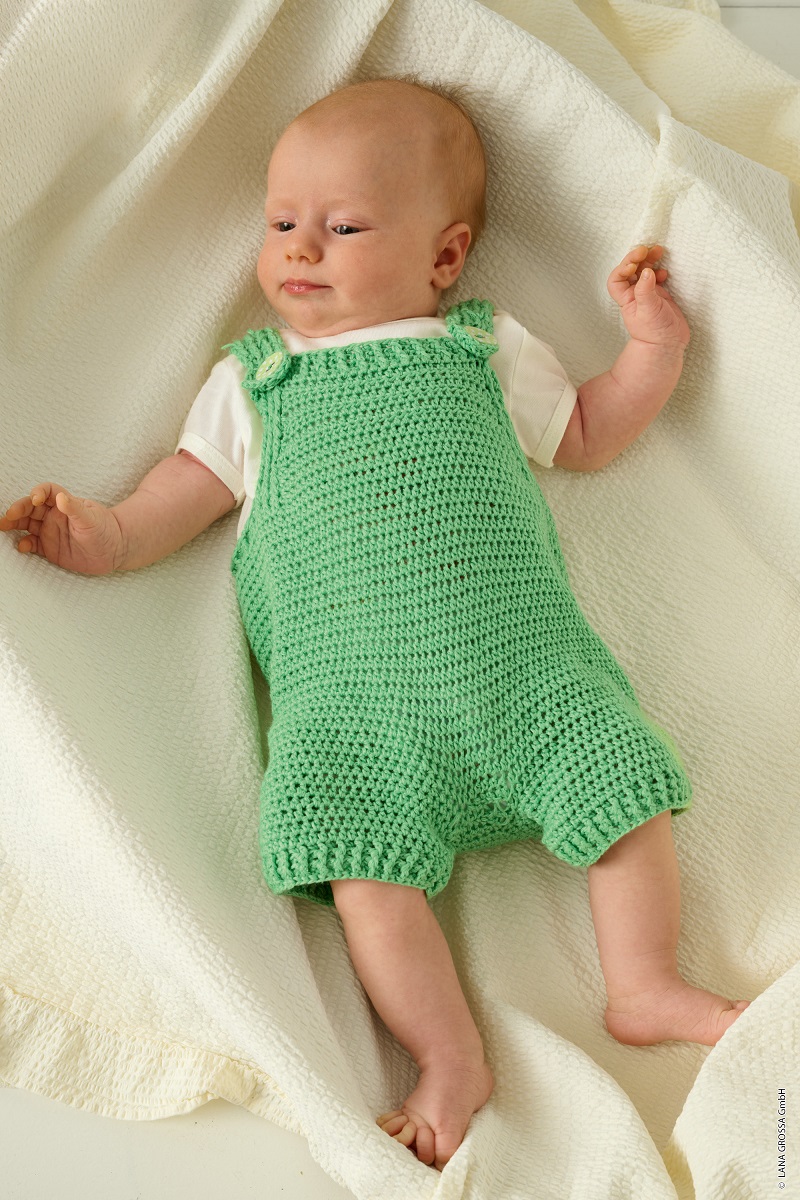 Anleitung Nr. 19628 Latzhose aus Summer Cashmere (Lana Grossa)