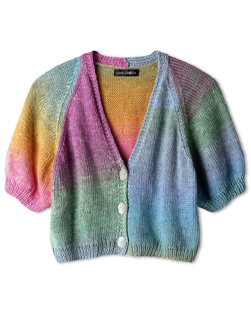Anleitung Nr. 18258 Kurze Raglanjacke aus Cotonella