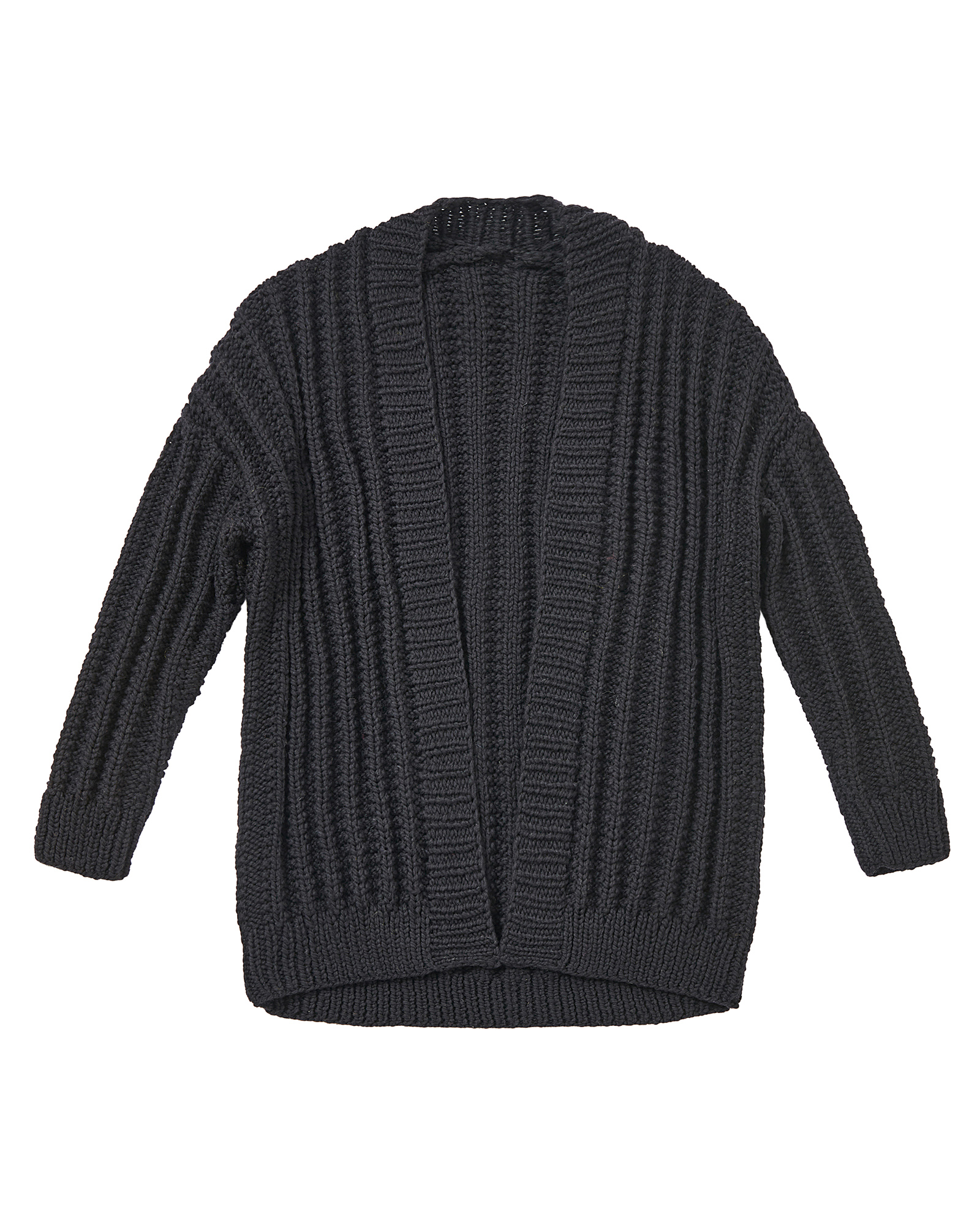 Anleitung Nr. 16906 Schwarzer Cardigan aus Brigitte No. 5 (Lana Grossa)