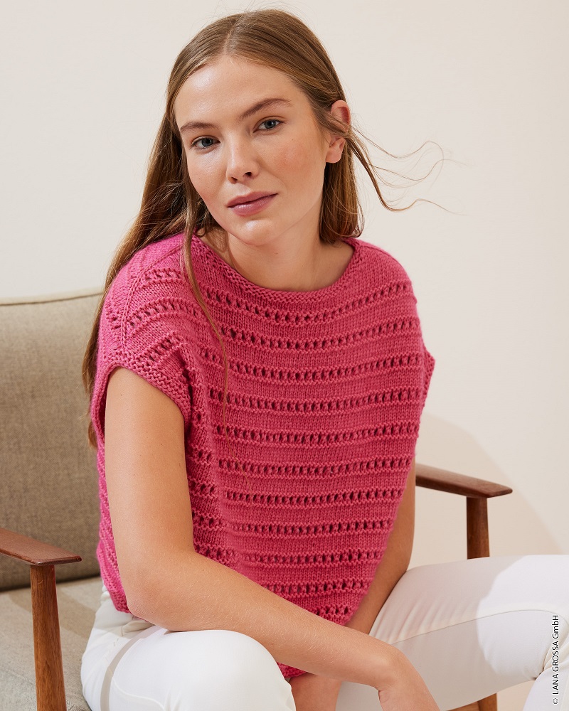 Anleitung Nr. 18244 Pullunder aus Summer Softness