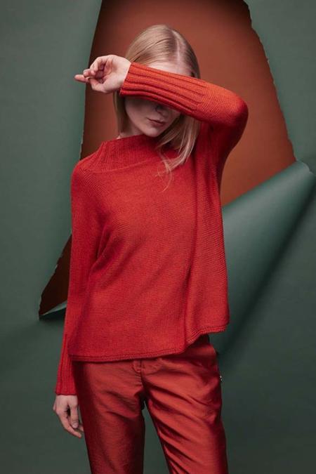 Anleitung Nr. 18878 Pullover "Samantha" aus Classic Silk (Lang Yarns)