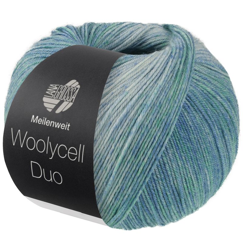 6006 Türkisblau/-grün/Helltürkis (Woolycell Duo)