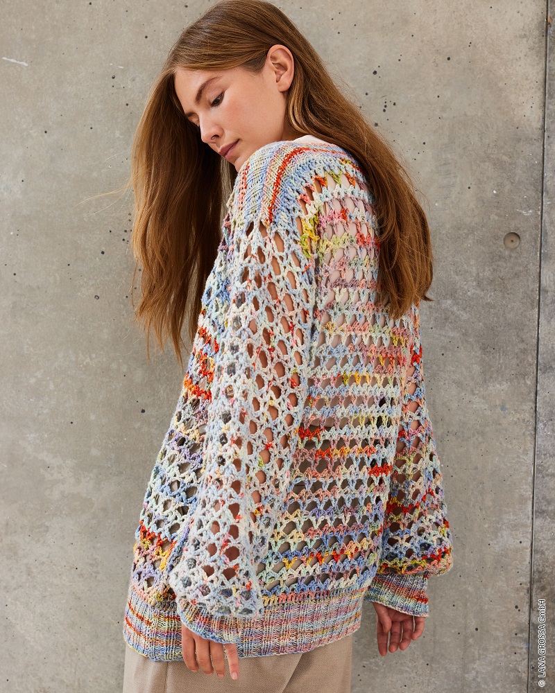 Anleitung Nr. 18257 Pullover aus Cotonella Multi
