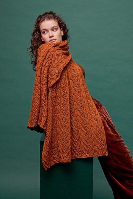 Anleitung Nr. 18875 Schultertuch "Gillian" aus Nomad (Lang Yarns)